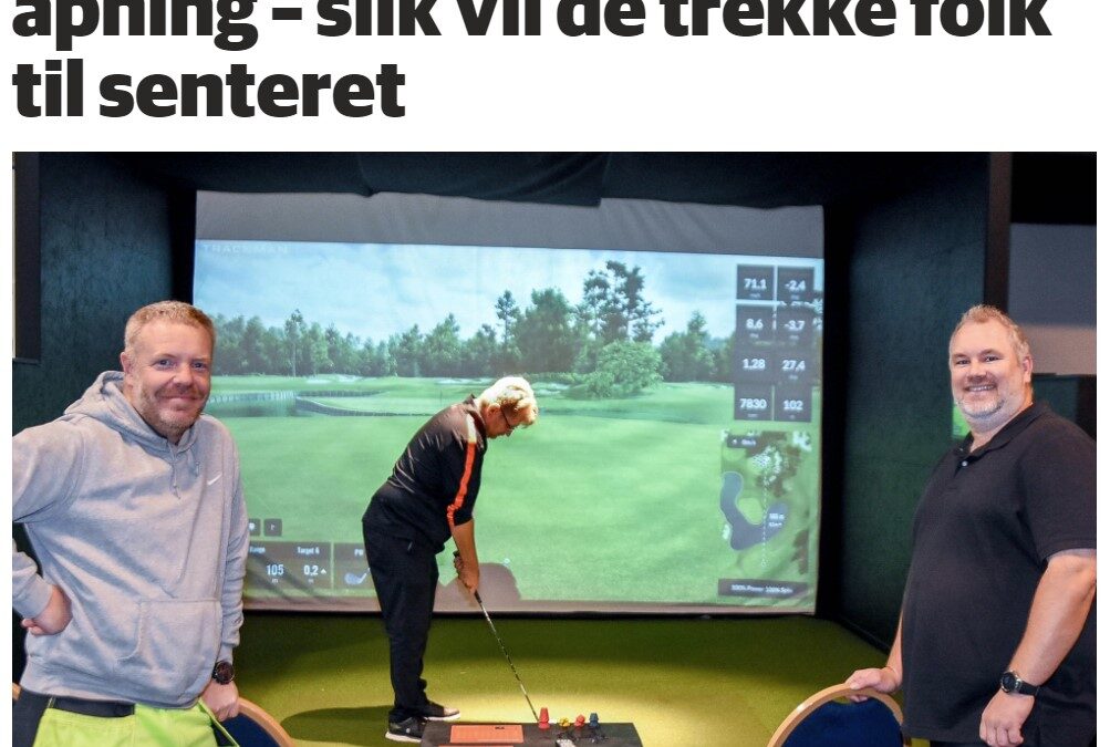 Da er golfsenteret åpent